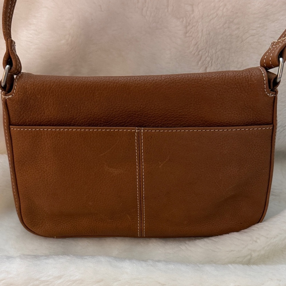 Tignanello Brown Leather Crossbody Bag - Picture 3 of 13